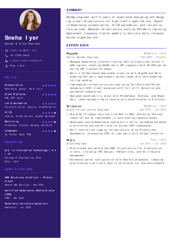 gengar resume template